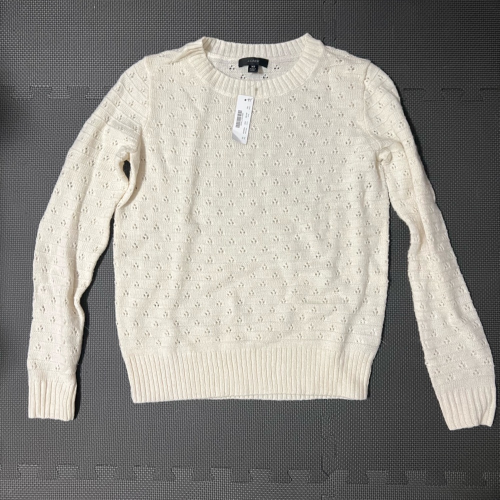 J.Crew Cream Sweater NWT